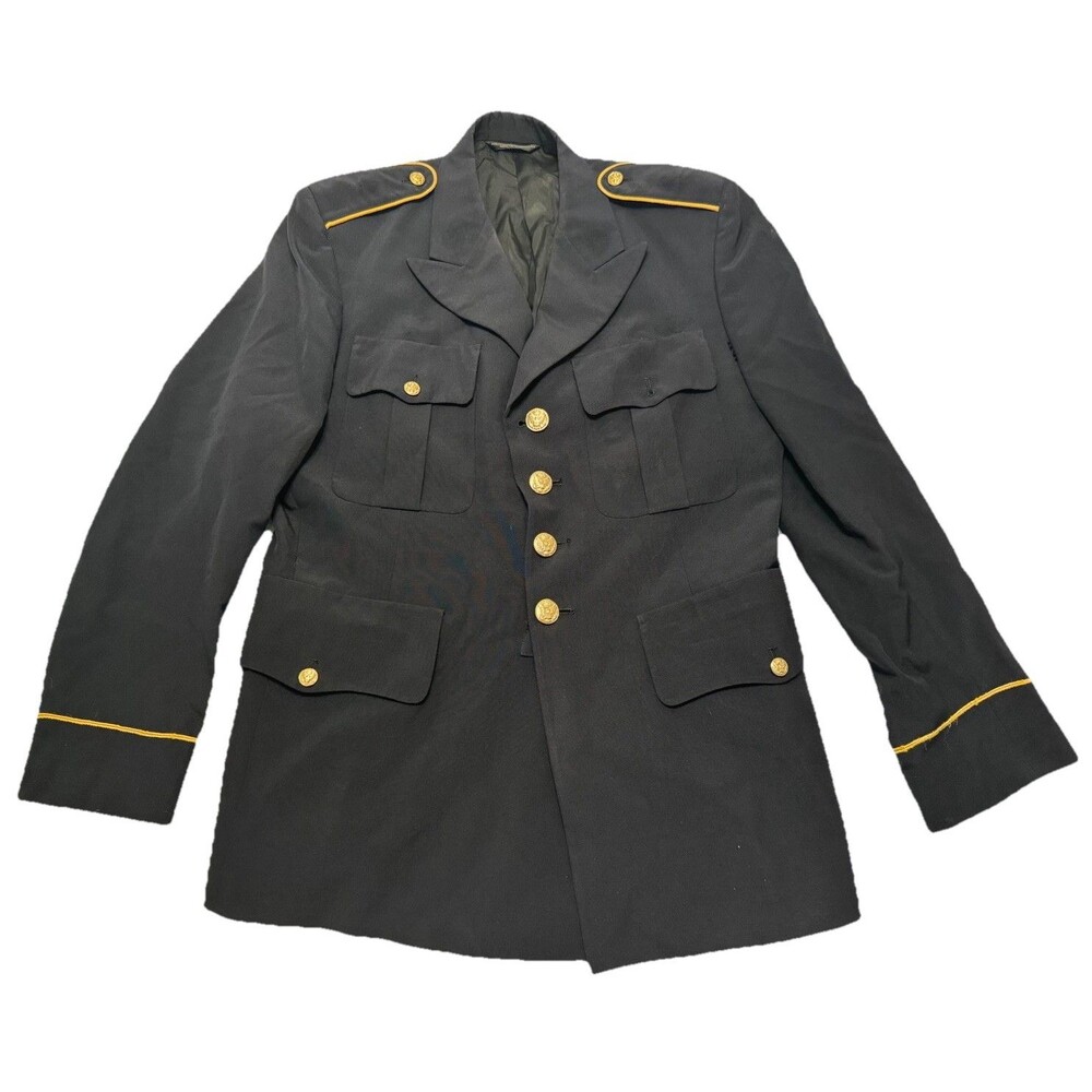 Army Service Uniform ASU Jacket Coat Male Enlisted Fits Like Large Marlow White